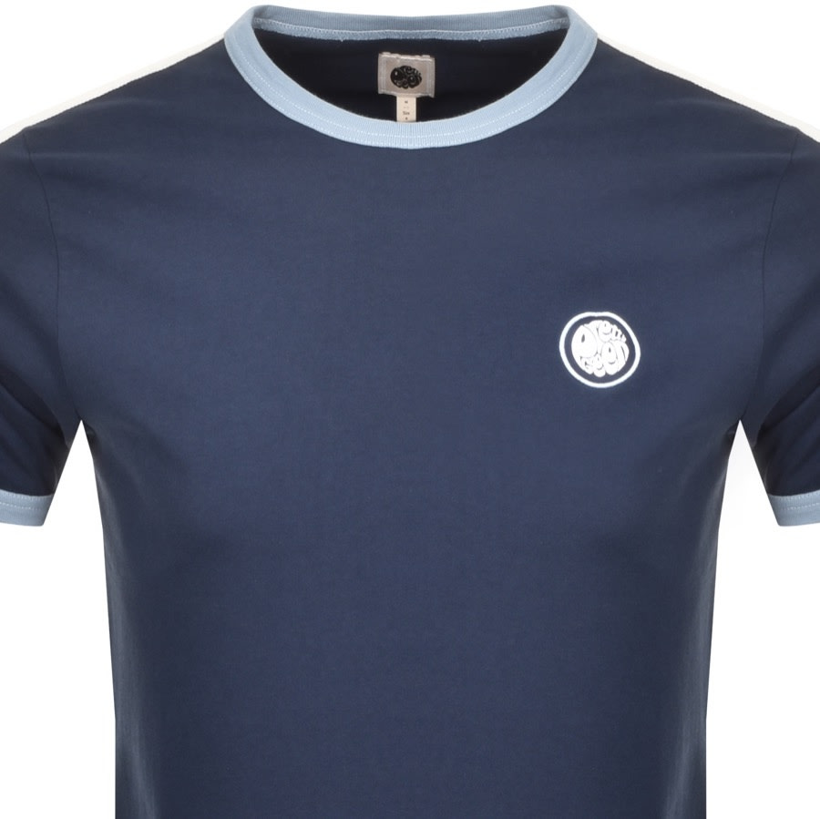 Alternative Image for ProductPretty Green Crew Neck Short Sleeve T Shirt Navy2